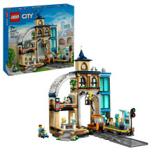 LEGO City centrinė traukinių stotis