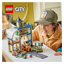 LEGO City centrinė traukinių stotis