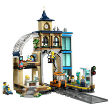 LEGO City centrinė traukinių stotis
