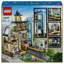 LEGO City centrinė traukinių stotis