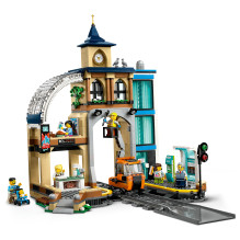 LEGO City centrinė traukinių stotis