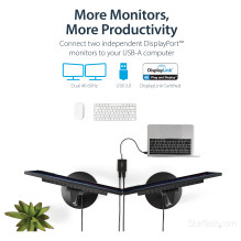 „StarTech.com“ USB32DP24K60 USB grafikos adapteris