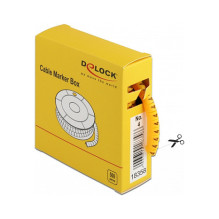 DeLOCK Cable Marker Box No. 4 Yellow 500 Pieces DeLOCK Cable Marker Box No. 4 Yellow 500 Pieces
