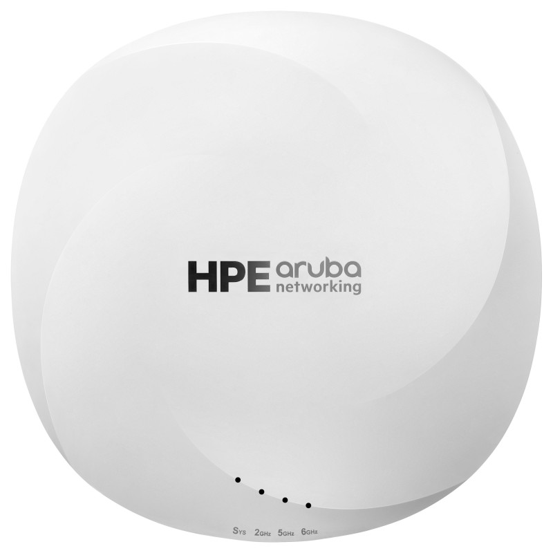HPE Aruba Networking AP-615-RW dviejų radijo dažnių trijų dažnių 2x2 „Wi-Fi“ 6E vidinės antenos, Campus AP