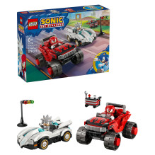 LEGO Sonic the Hedgehog Silver's Car vs. Knuckles' Monster Truck 77118 LEGO Sonic the Hedgehog Silver's Car vs. Knuckles' Monster Truck 77118