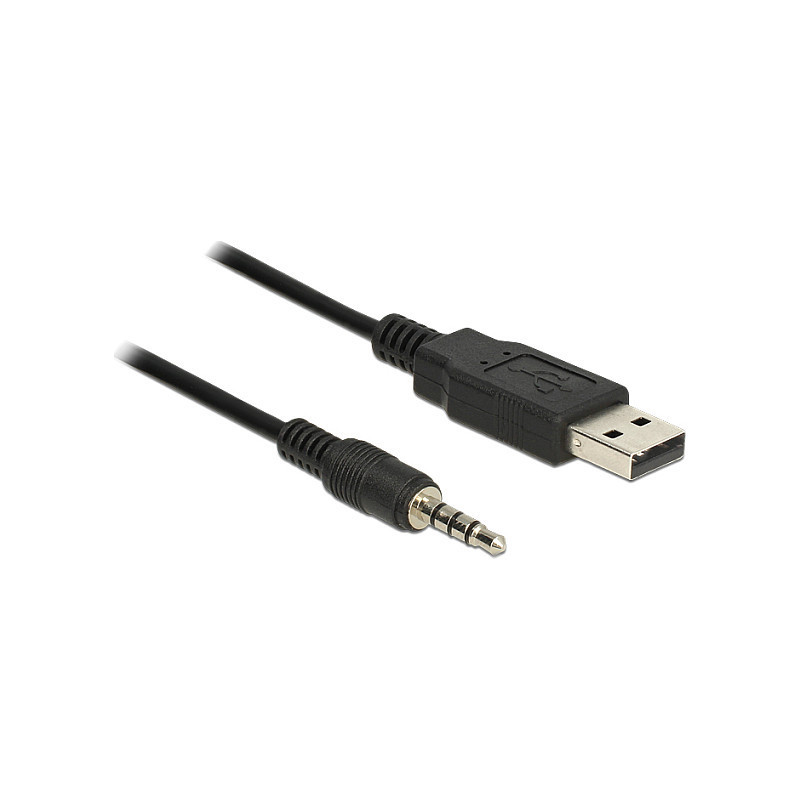 „DeLOCK“ 1,8 m USB 2.0-A / 3,5 mm garso kabelis