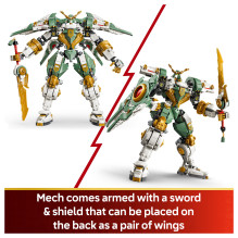 LEGO NINJAGO Lloydo titano roboto 15-ųjų metinių 71860 LEGO NINJAGO Lloydo titano roboto 15-ųjų metinių 71860