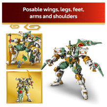 LEGO NINJAGO Lloydo titano roboto 15-ųjų metinių 71860 LEGO NINJAGO Lloydo titano roboto 15-ųjų metinių 71860