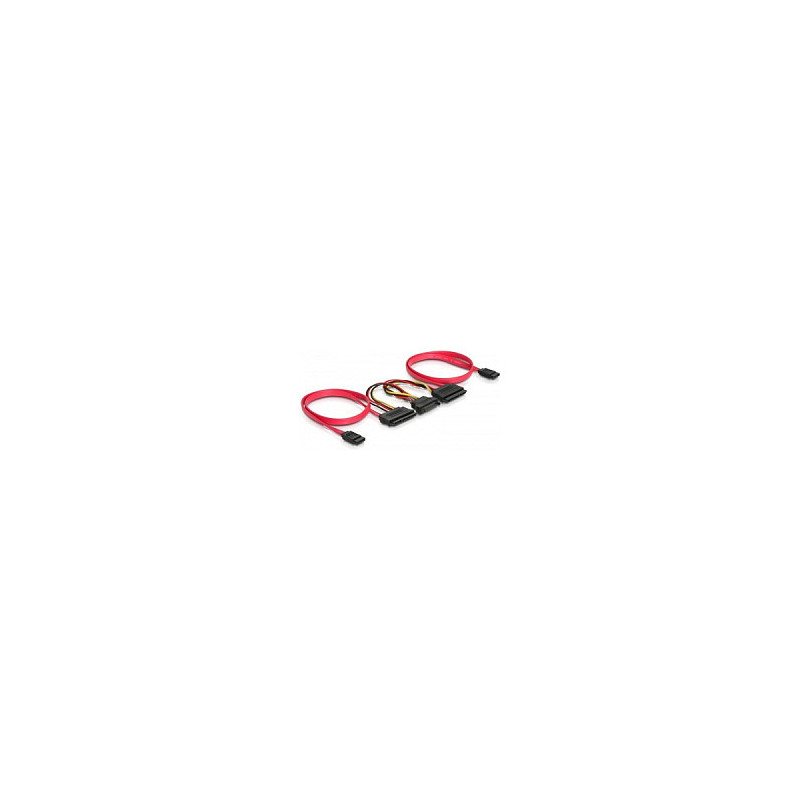 „DeLOCK SATA All-in-One“ kabelis, skirtas 2x HDD SATA kabeliui