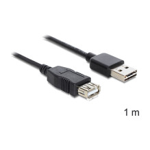 DeLOCK EASY-USB 2.0-A - USB 2.0-A, 1 m USB kabelis DeLOCK EASY-USB 2.0-A - USB 2.0-A, 1 m USB kabelis