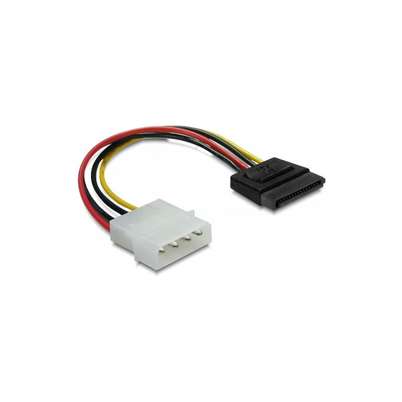DeLOCK Cable Power SATA HDD 4pin male - straight