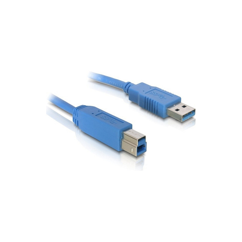 DeLOCK USB3.0 AB kištukas / kištukas 1m USB kabelis