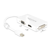 „DeLOCK“ 0,16 m „DisplayPort“ / VGA + HDMI + DVI laidas „DeLOCK“ 0,16 m „DisplayPort“ / VGA + HDMI + DVI laidas