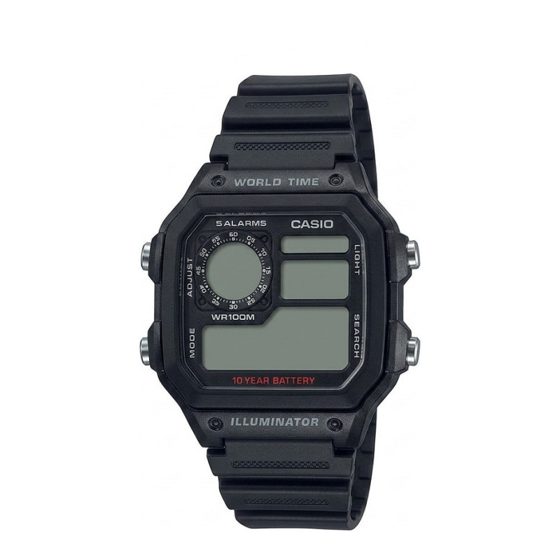 „Casio AE-1200 Collection“ vyriškas rankinis laikrodis, juodas