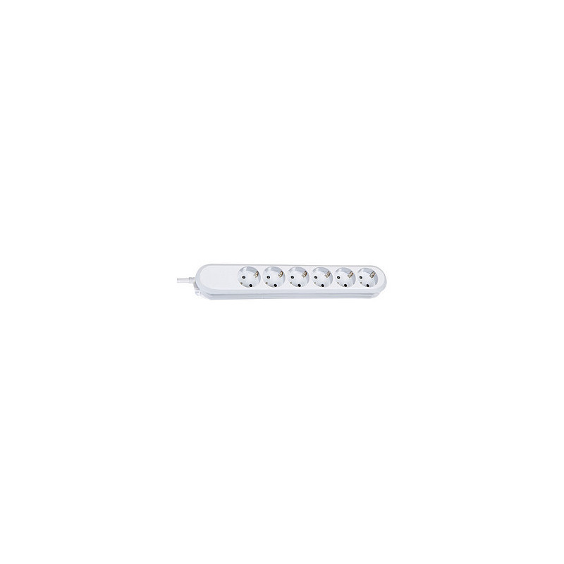 Bachmann SMART 6x Schuko H05VV-F 3G 1.50mm² 16A / 3680W 5m power extension