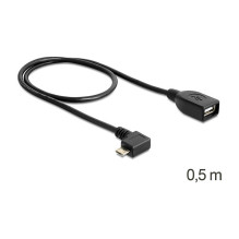 DeLOCK USB micro-B - USB 2.0-A, 0.5m USB cable DeLOCK USB micro-B - USB 2.0-A, 0.5m USB cable