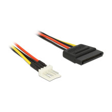 DeLOCK 0.24m SATA 15p / 4p