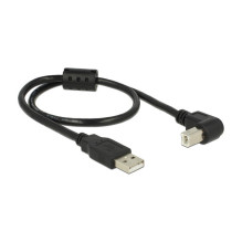 DeLOCK 0.5m, USB 2.0-A / USB 2.0-B USB cable