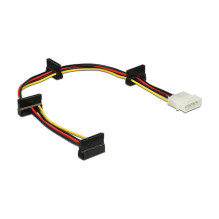 DeLOCK 0.4m, Molex 4p /...