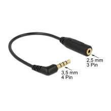 DeLOCK 0.175m 3.5mm / 2.5mm audio cable