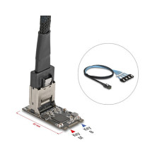 DeLOCK 64260 sąsajos plokštės / adapteris DeLOCK 64260 sąsajos plokštės / adapteris