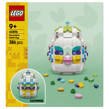 LEGO ikoniškas dekoratyvinis Velykų kiaušinis LEGO ikoniškas dekoratyvinis Velykų kiaušinis
