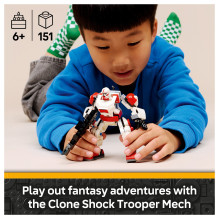 LEGO Star Wars Klono šoko kareivio robotas 75448
