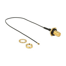 DeLOCK 0.2m, RP-SMA / MHF IV coaxial cable