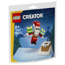 LEGO Creator Kalėdinio kamino pramogos su Kalėdų Seneliu LEGO Creator Kalėdinio kamino pramogos su Kalėdų Seneliu