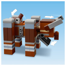 LEGO Minecraft Plėšikų užkampis ir plėšikas LEGO Minecraft Plėšikų užkampis ir plėšikas