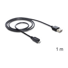 DeLOCK EASY-USB 2.0-A - USB 2.0 micro-B, 1m USB cable