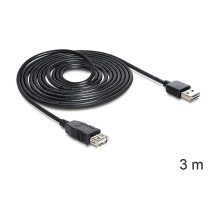 DeLOCK EASY-USB 2.0-A - USB 2.0-A, 3 m USB kabelis DeLOCK EASY-USB 2.0-A - USB 2.0-A, 3 m USB kabelis