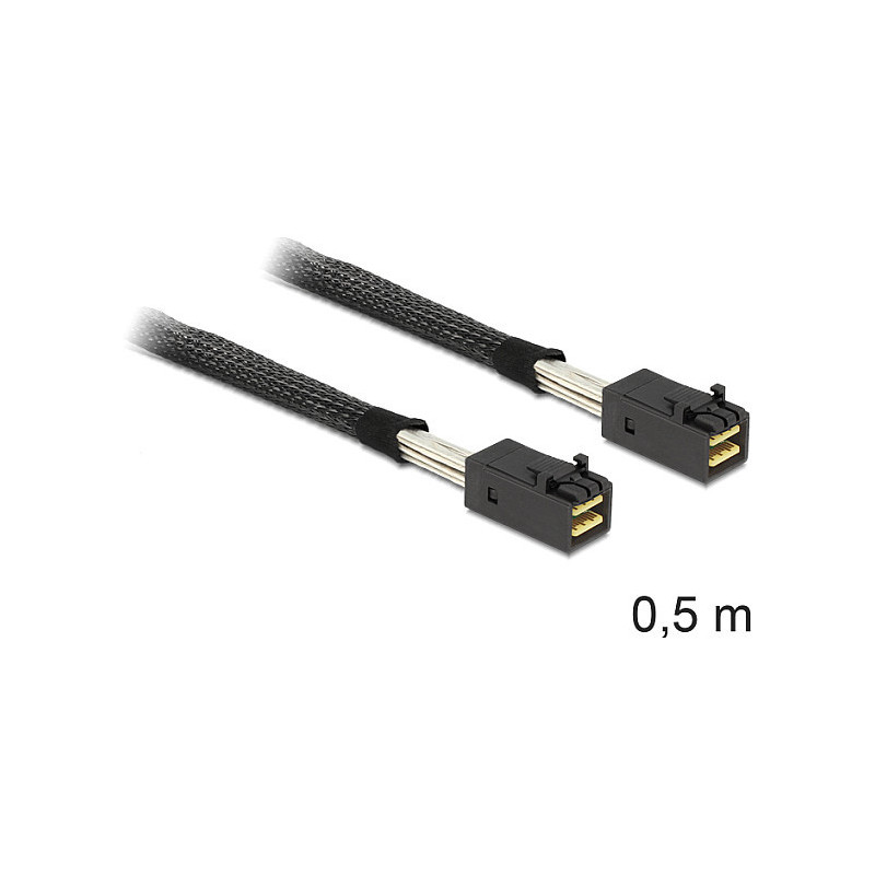 DeLOCK 0.5m, Mini SAS HD x 4 SFF 8643
