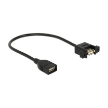 DeLOCK 0,25 m 2xUSB2.0-A USB kabelis
