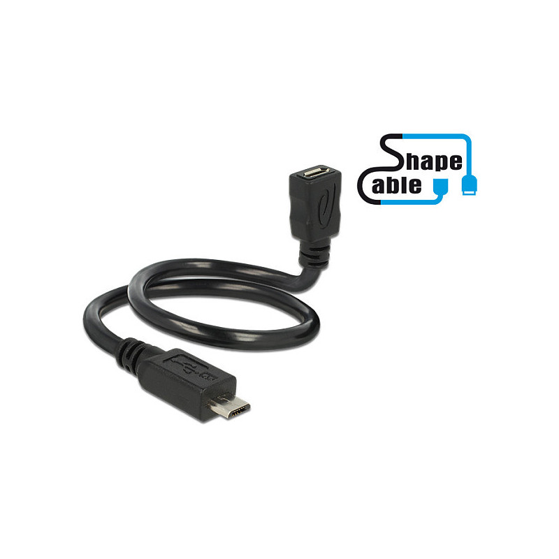 DeLOCK 0,35 m, 2 x USB2.0 Micro-B USB kabelis