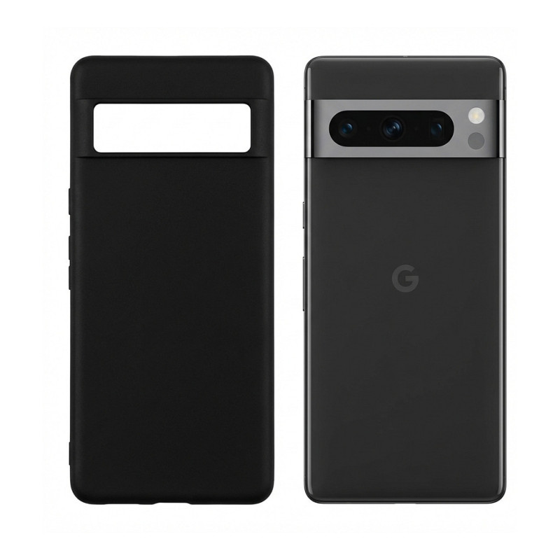 PEDEA minkštas TPU dėklas, skirtas „Google Pixel 8 Pro“, juodas