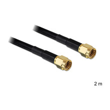 DeLOCK RP-SMA - RP-SMA, 2m bendraašis kabelis