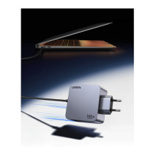 „UGREEN Nexode Pro 160W GaN“ įkroviklis su USB-C laidu