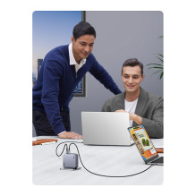 „UGREEN Nexode Pro 160W GaN“ įkroviklis su USB-C laidu