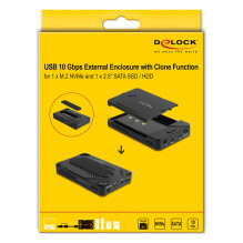 DeLOCK 42020 storage drive enclosure