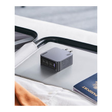 „UGREEN Nexode Pro 160W GaN“ įkroviklis su USB-C laidu