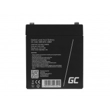 Green Cell AGM VRLA 12V 5Ah maintenance-free battery for the alarm system, cash register, toys