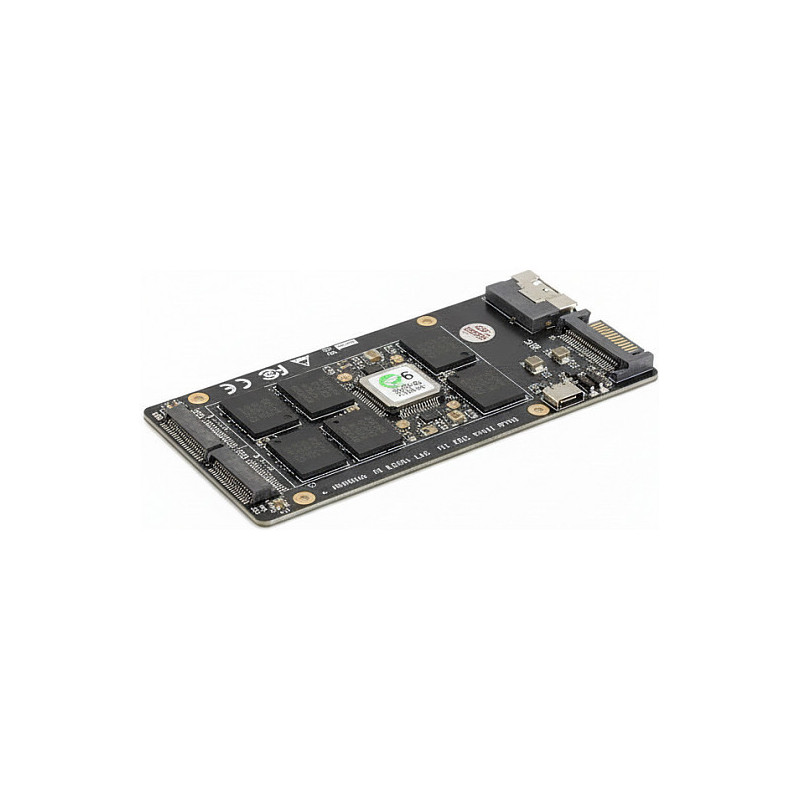 SFF-8654 8i į 2 x M.2 M NVMe SSD keitiklis