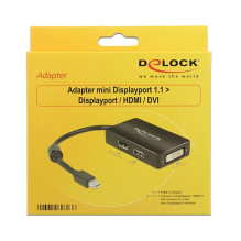 DeLOCK 0.16m DisplayPort / Displayport + HDMI + DVI