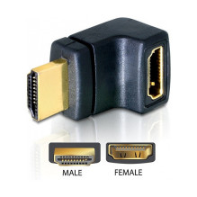 DeLOCK HDMI Stecker HDMI Buchse 90° kampu