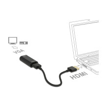 DeLOCK 0.15m, HDMI / VGA