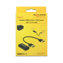 DeLOCK 0.15m, HDMI / VGA