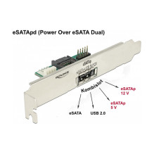 DeLOCK 63921 sąsajos plokštės / adapteris