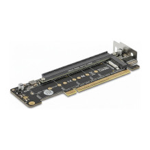 PCI Express 4.0 x16 jungties plokštė su 2 x M.2 M NVMe lizdais – išsišakojimas