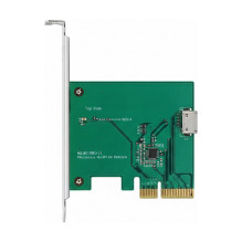 PCI Express x4 kortelės jungtis su 1 išoriniu OCuLink SFF-8612 – žemo profilio formatu